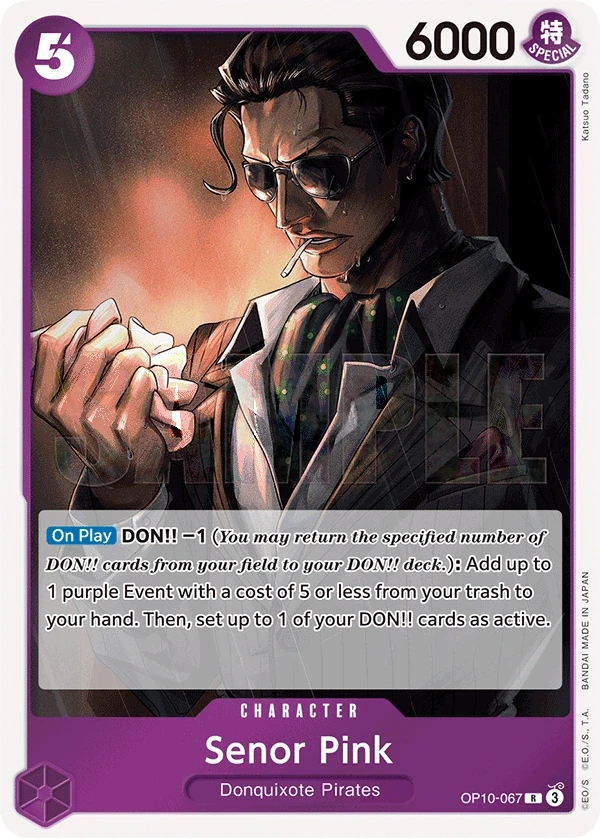 Senor Pink (OP10-067) One Piece card