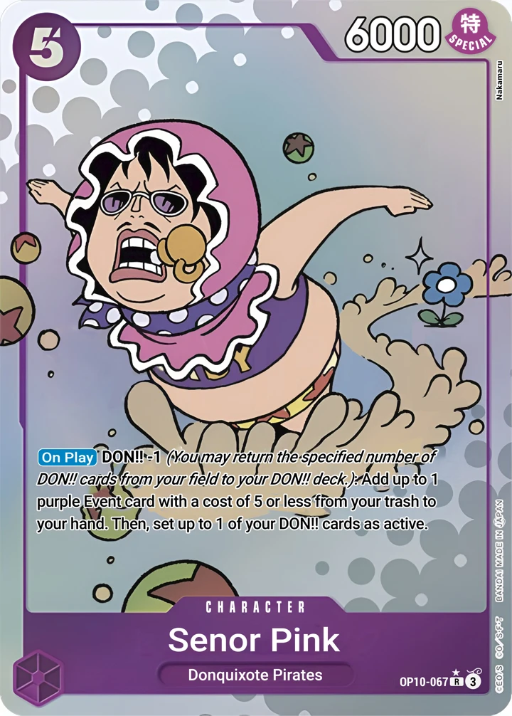 Senor Pink (OP10-067_p1) Alt Art One Piece card
