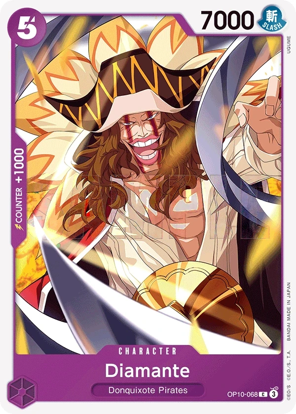 Diamante (OP10-068) One Piece card