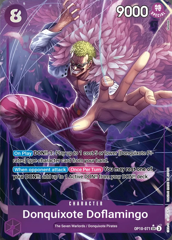 Donquixote Doflamingo (OP10-071_p1) Alt Art One Piece card
