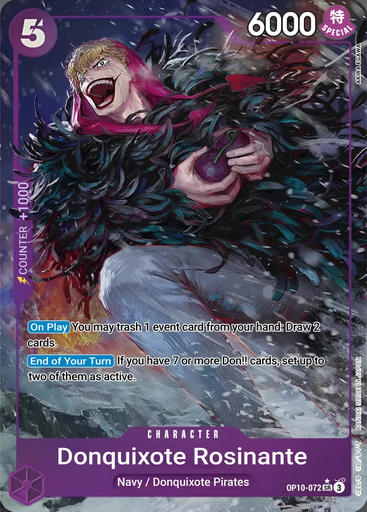 Donquixote Rosinante (OP10-072_p1) Alt Art One Piece card