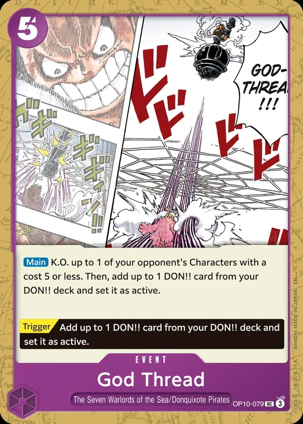 God Thread (OP10-079_r1) Reprint One Piece card