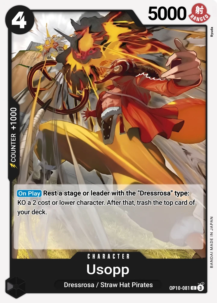 Usopp (OP10-081) One Piece card