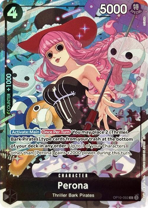Perona (OP10-092_p3) Alt Art One Piece card