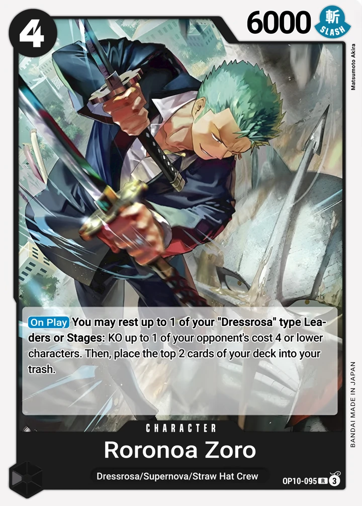 Roronoa Zoro (OP10-095) One Piece card