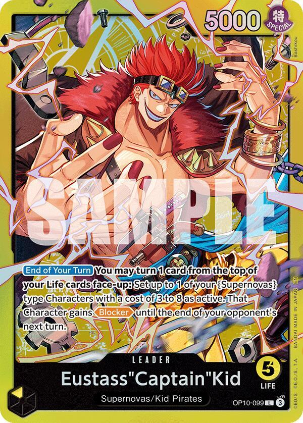 Eustass"Captain"Kid (OP10-099_p2) Alt Art One Piece card