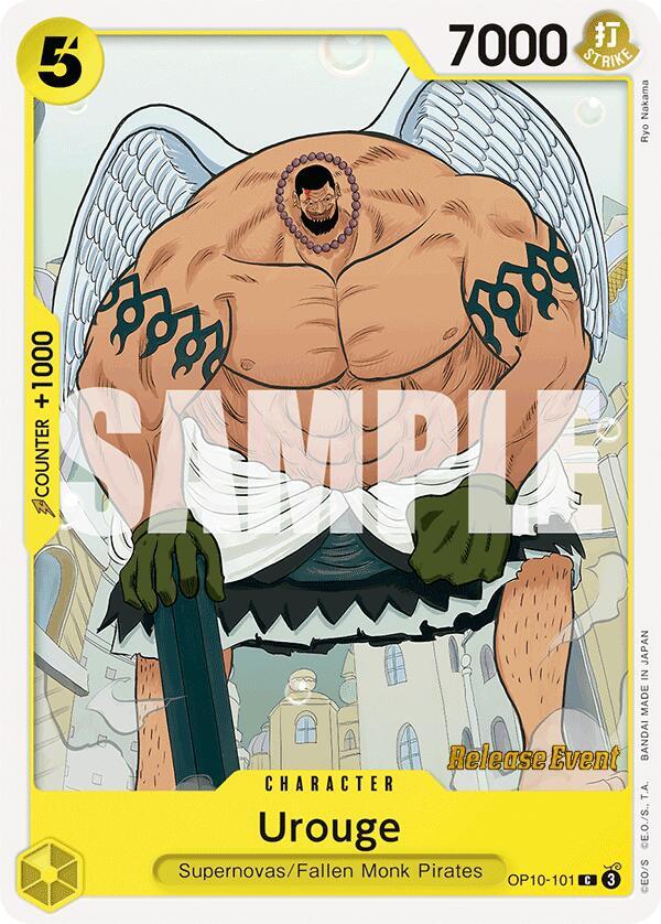 Urouge (OP10-101_r1) Reprint One Piece card