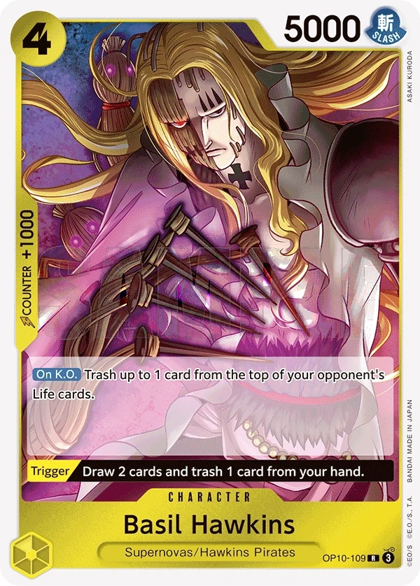 Basil Hawkins (OP10-109) One Piece card