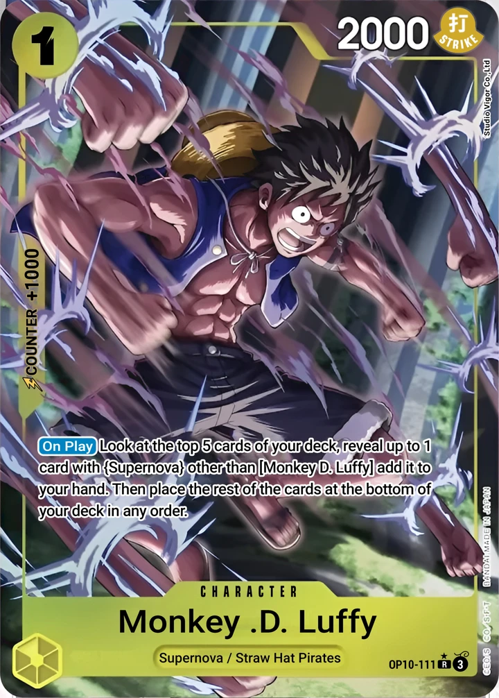Monkey.D.Luffy (OP10-111_p1) Alt Art One Piece card