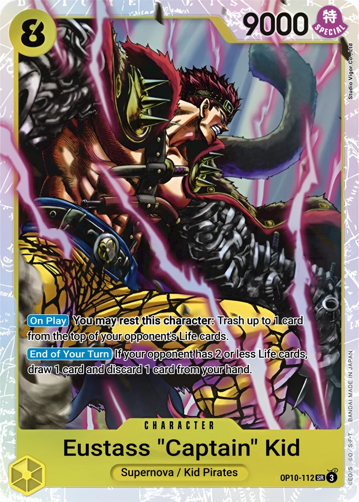 Eustass"Captain"Kid (OP10-112) One Piece card