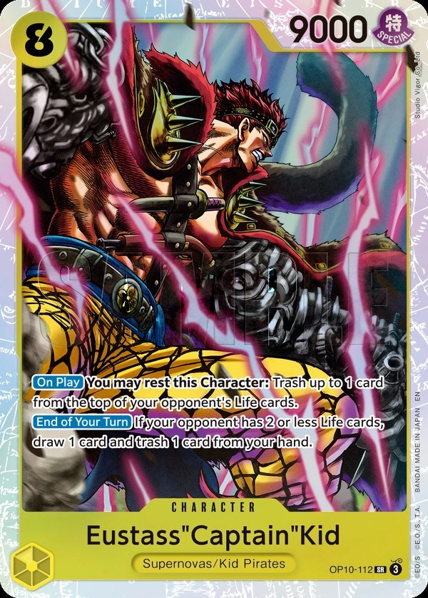 Eustass"Captain"Kid (OP10-112_r1) Reprint One Piece card