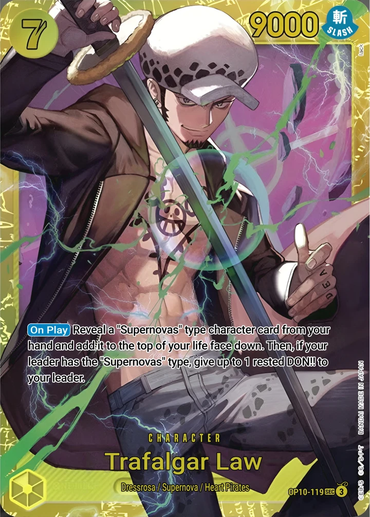 Trafalgar Law (OP10-119) One Piece card