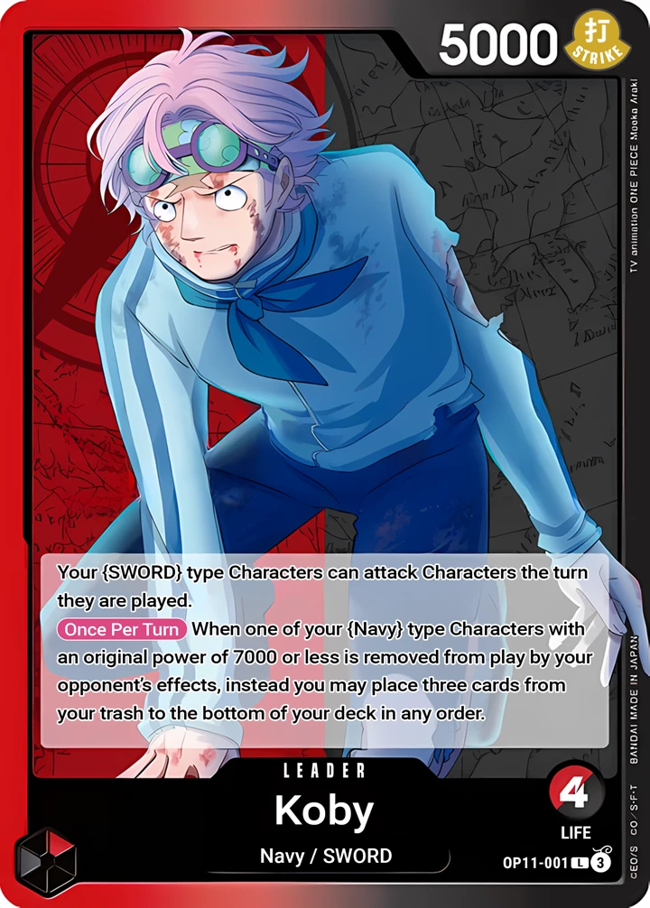 Koby (OP11-001) One Piece card