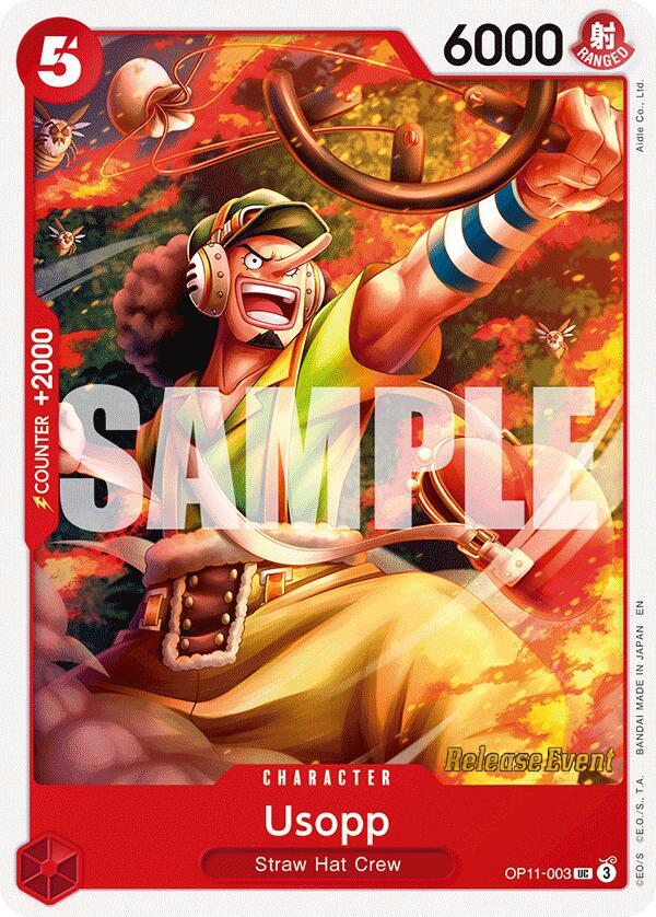 Usopp (OP11-003_r1) Reprint One Piece card