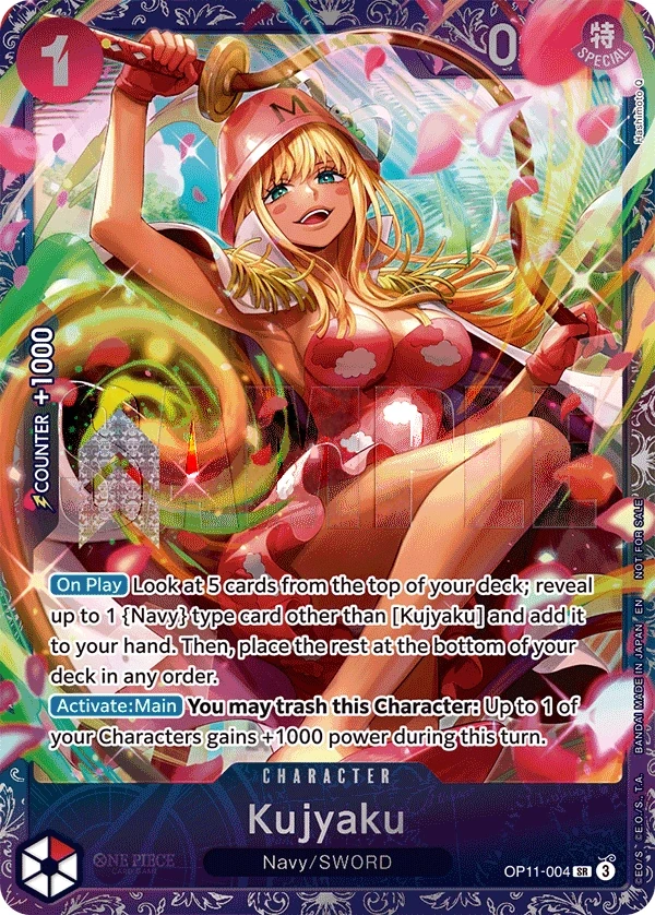 Kujyaku (OP11-004_p2) Alt Art One Piece card