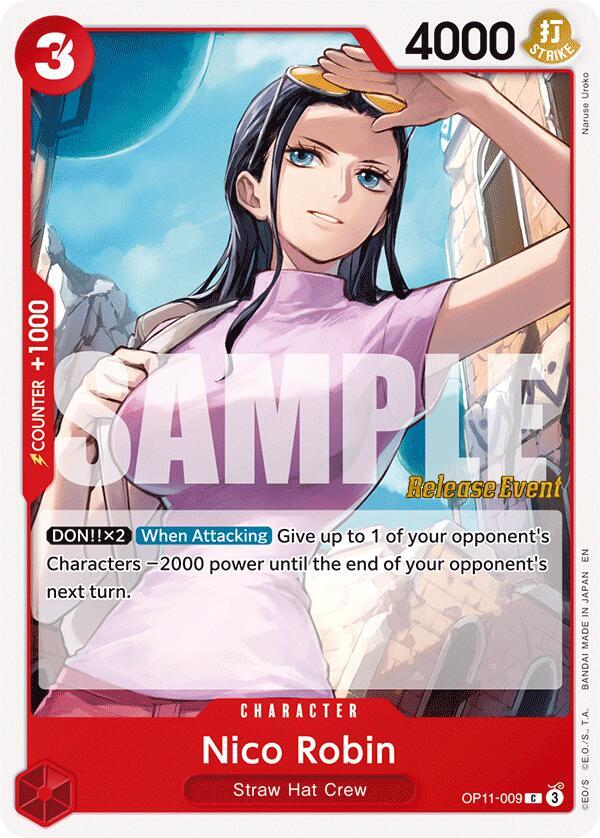 Nico Robin (OP11-009_r1) Reprint One Piece card