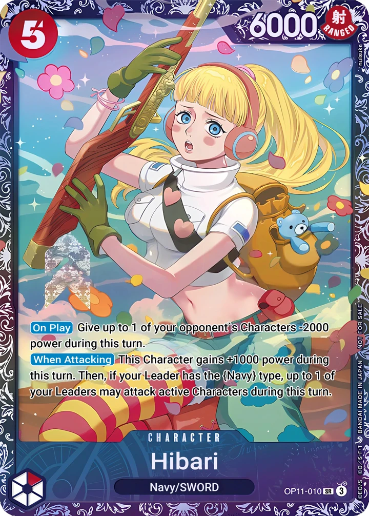 Hibari (OP11-010_p2) Alt Art One Piece card