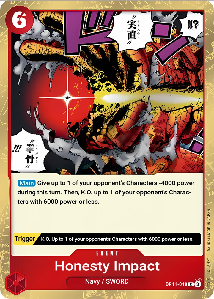 Honesty Impact (OP11-018) One Piece card