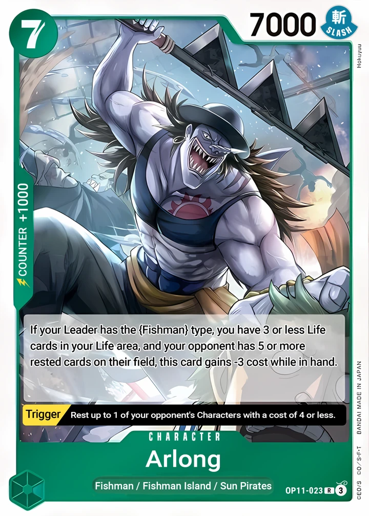 Arlong (OP11-023) One Piece card