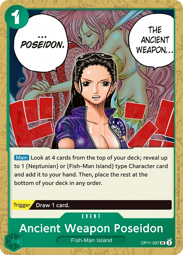 Ancient Weapon Poseidon (OP11-037) One Piece card