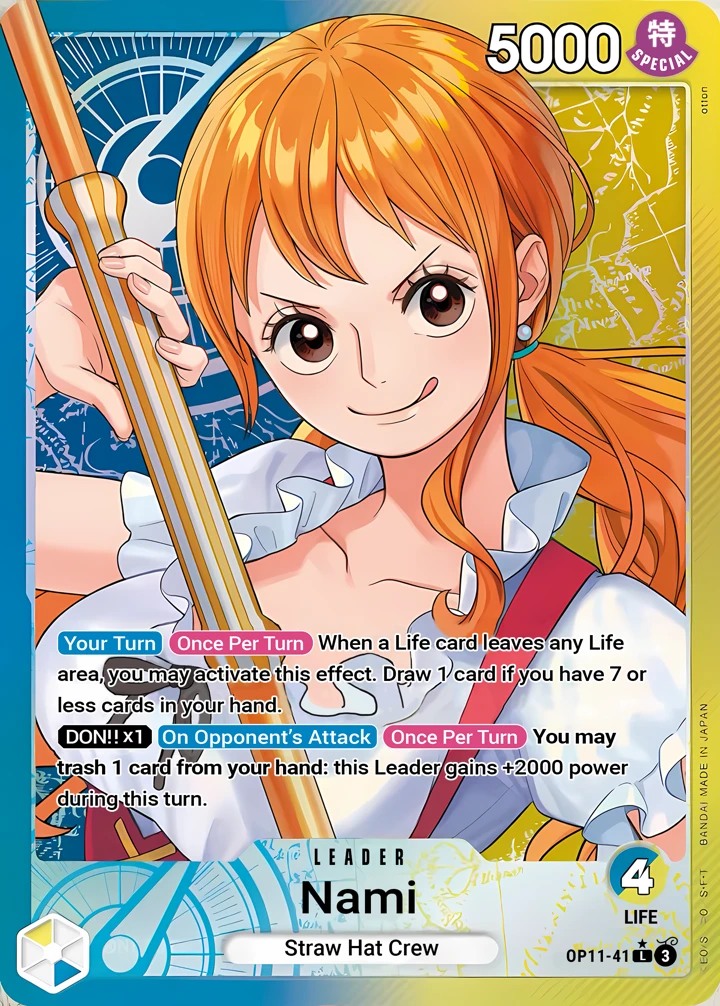 Nami (OP11-041_p1) Alt Art One Piece card