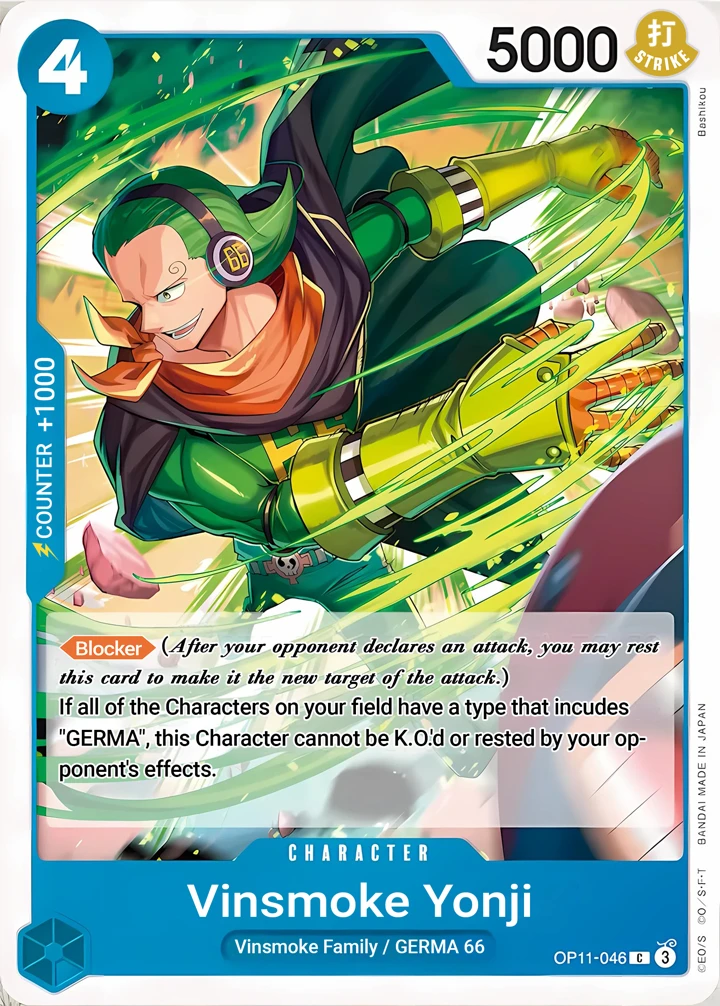 Vinsmoke Yonji (OP11-046) One Piece card