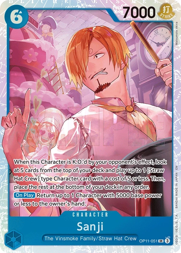 Sanji (OP11-051) One Piece card