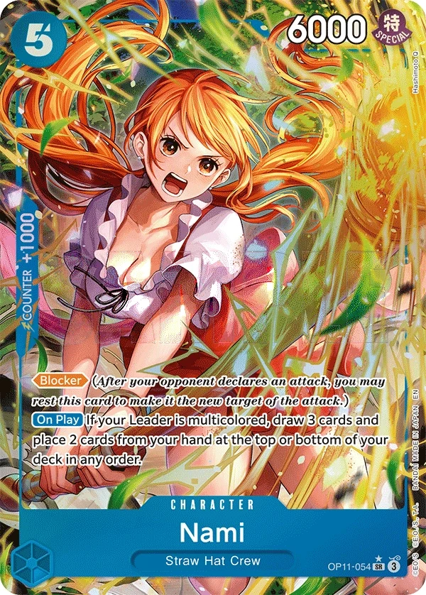 Nami (OP11-054_p1) Alt Art One Piece card