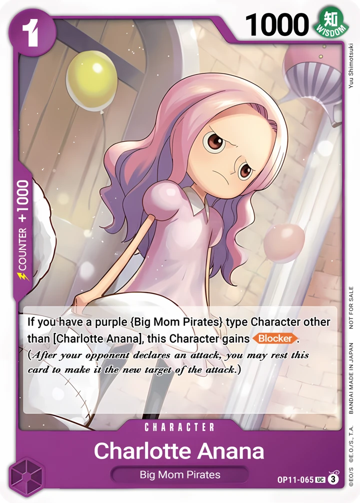 Charlotte Anana (OP11-065_r1) Reprint One Piece card