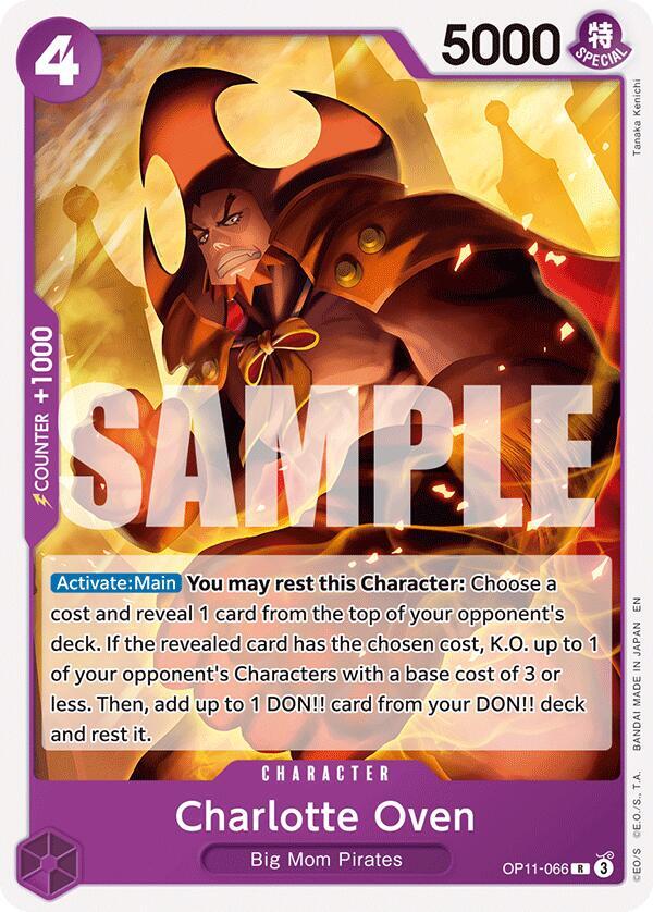 Charlotte Oven (OP11-066_r1) Reprint One Piece card