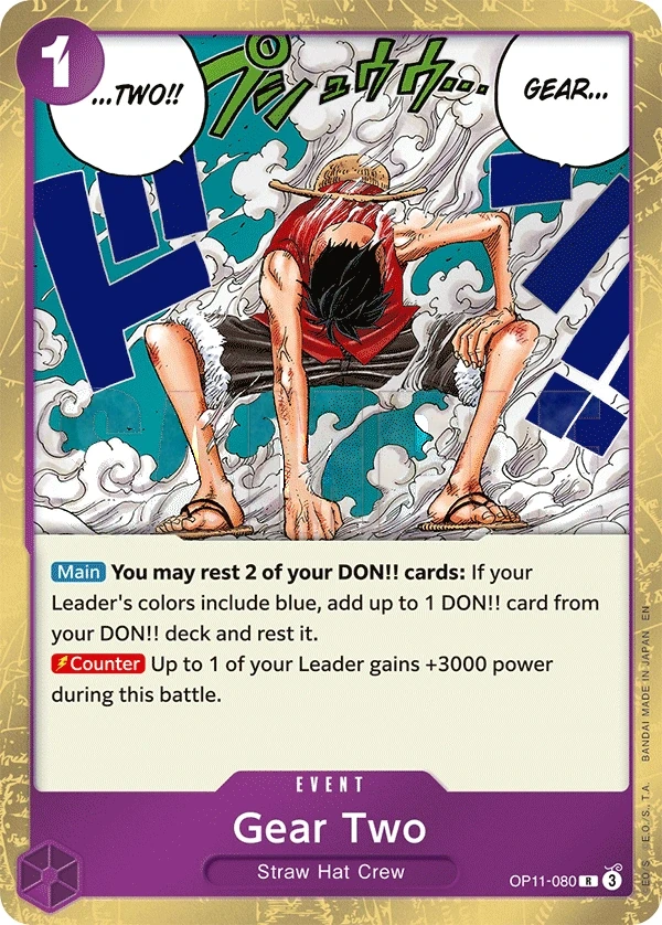 Gear Two (OP11-080) One Piece card