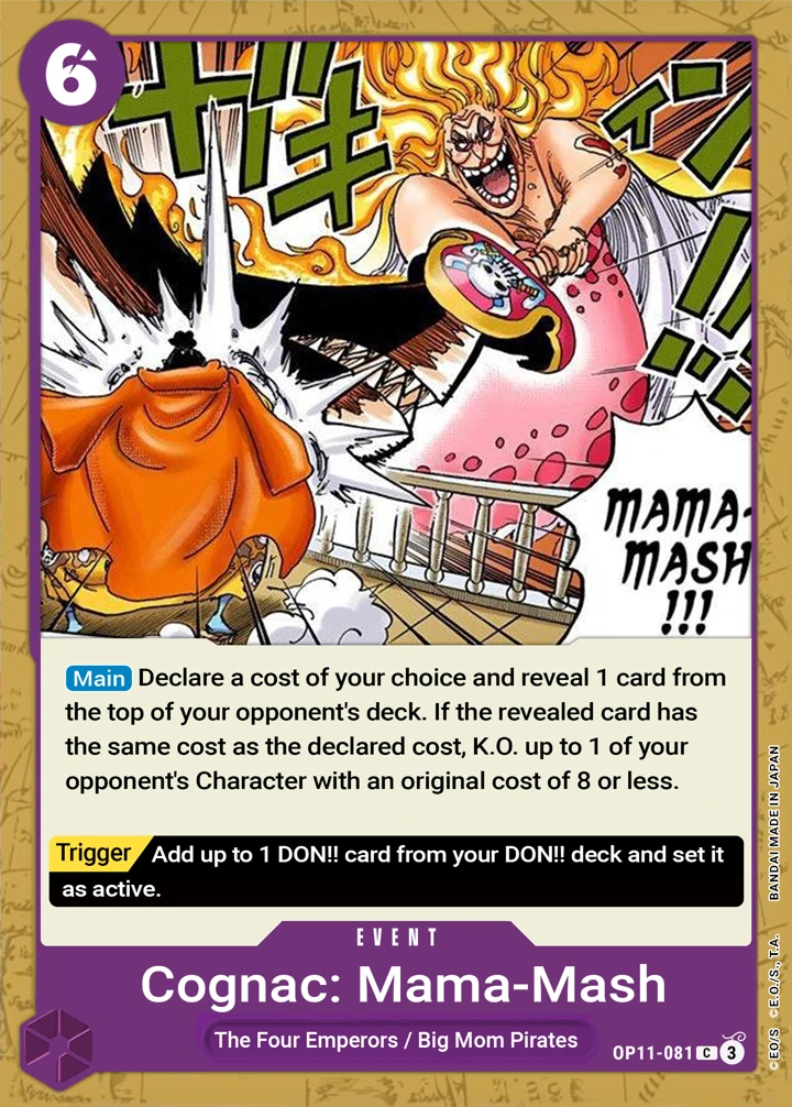 Cognac Mama-Mash (OP11-081) One Piece card