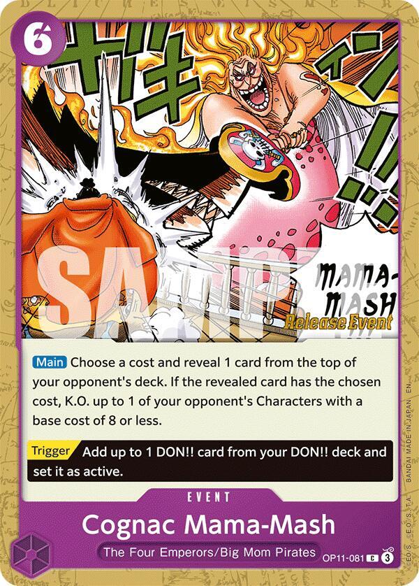 Cognac Mama-Mash (OP11-081_r1) Reprint One Piece card