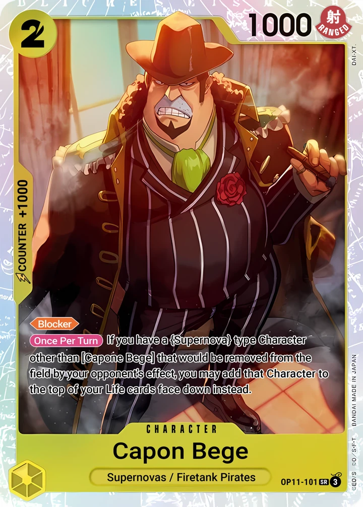 Capone"Gang"Bege (OP11-101) One Piece card