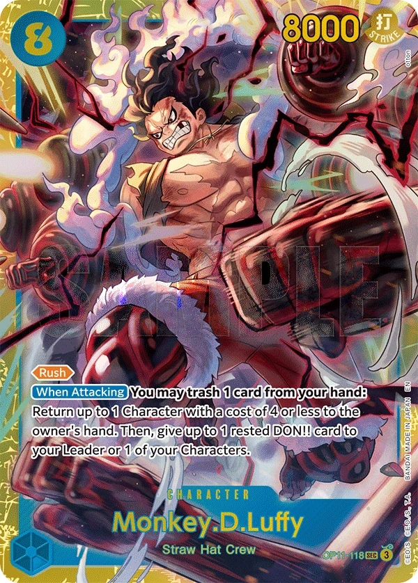 Monkey.D.Luffy (OP11-118) One Piece card