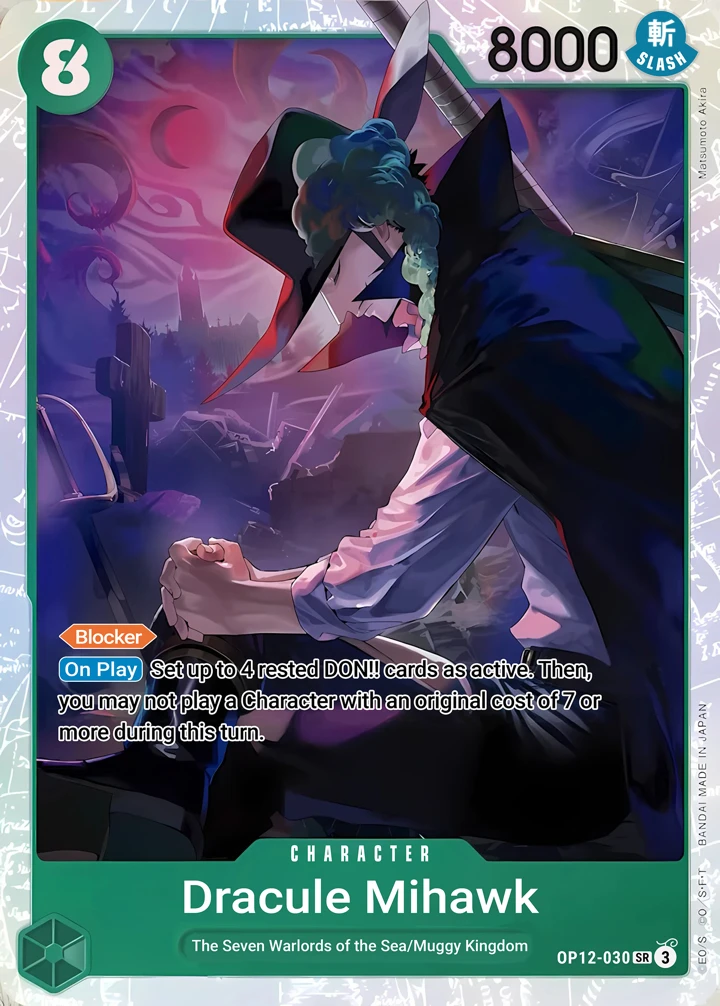 Dracule Mihawk (OP12-030) One Piece card