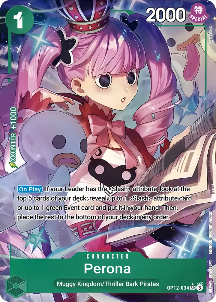 Perona (OP12-034_p1) Alt Art One Piece card