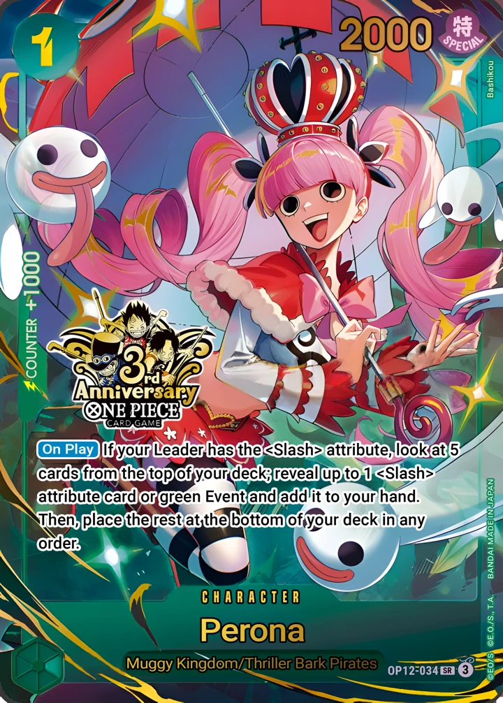 Perona (OP12-034_p2) Alt Art One Piece card