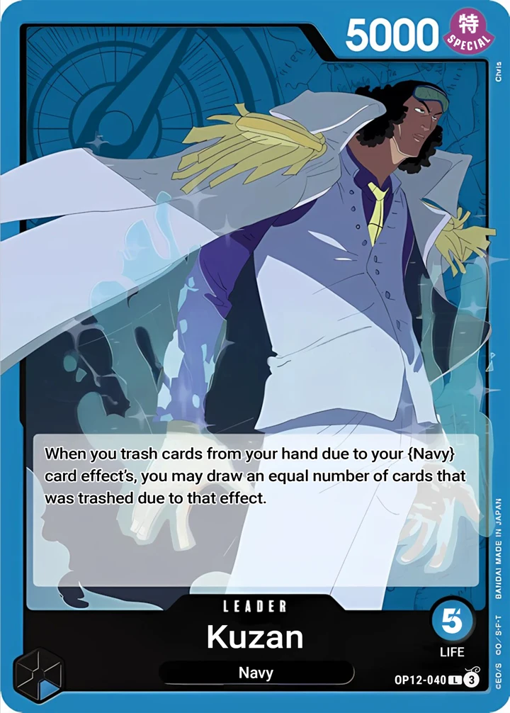 Kuzan (OP12-040) One Piece card