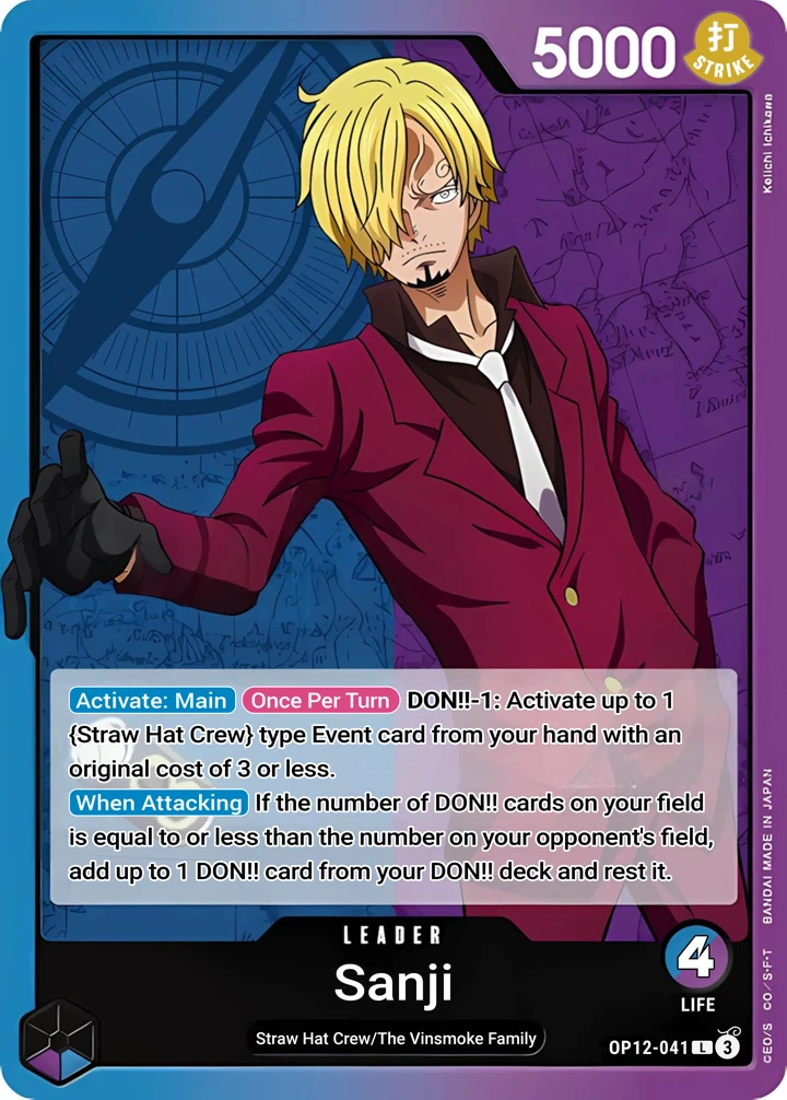 Sanji (OP12-041) One Piece card