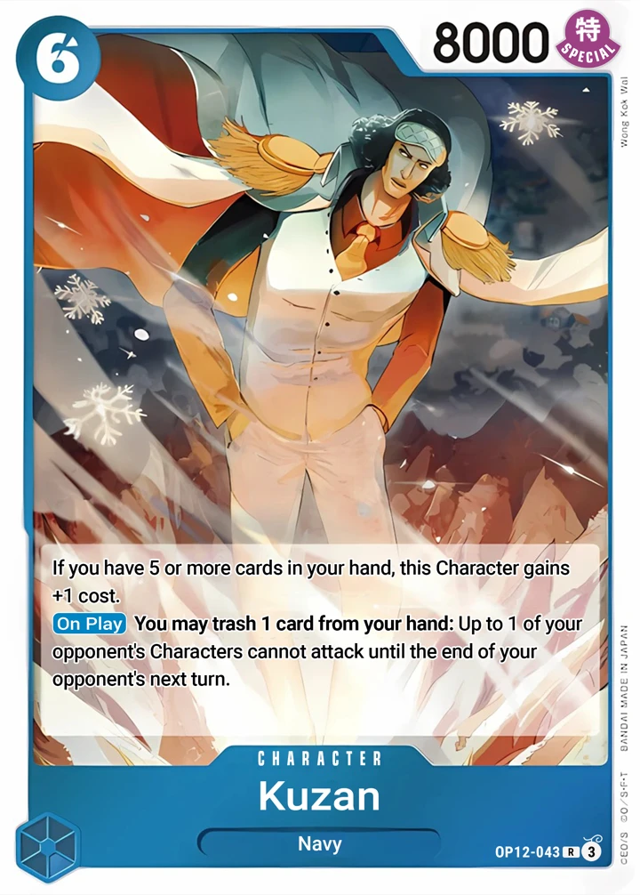Kuzan (OP12-043) One Piece card