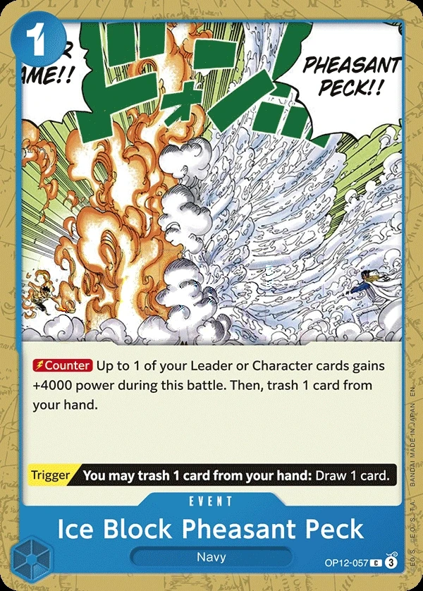 Ice Block Pheasant Peck (OP12-057) One Piece card