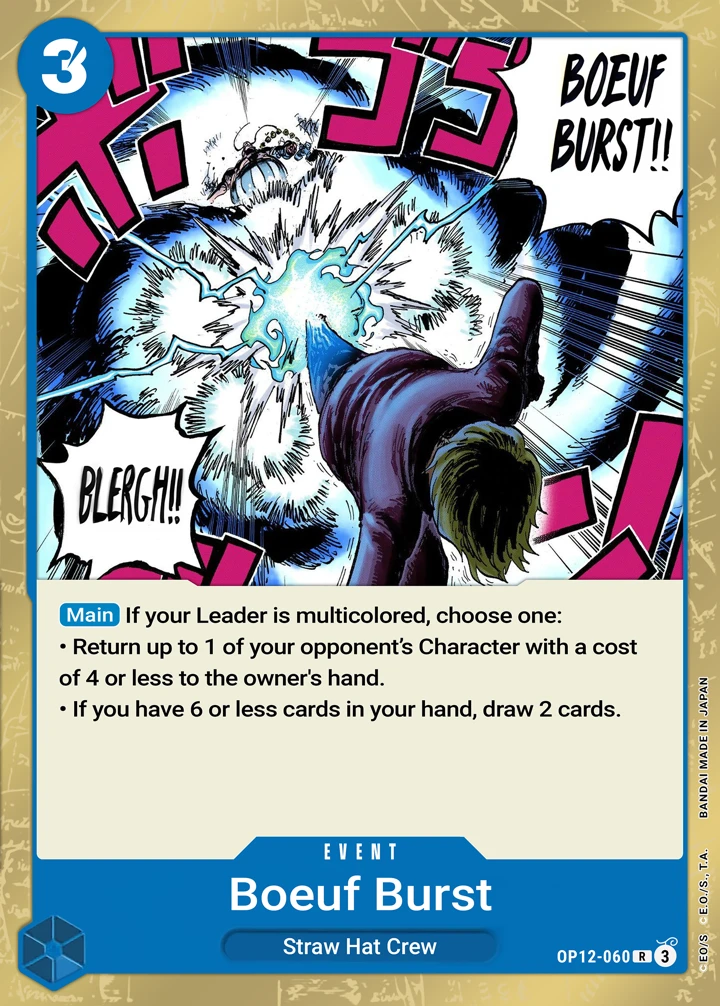 Boeuf Burst (OP12-060) One Piece card