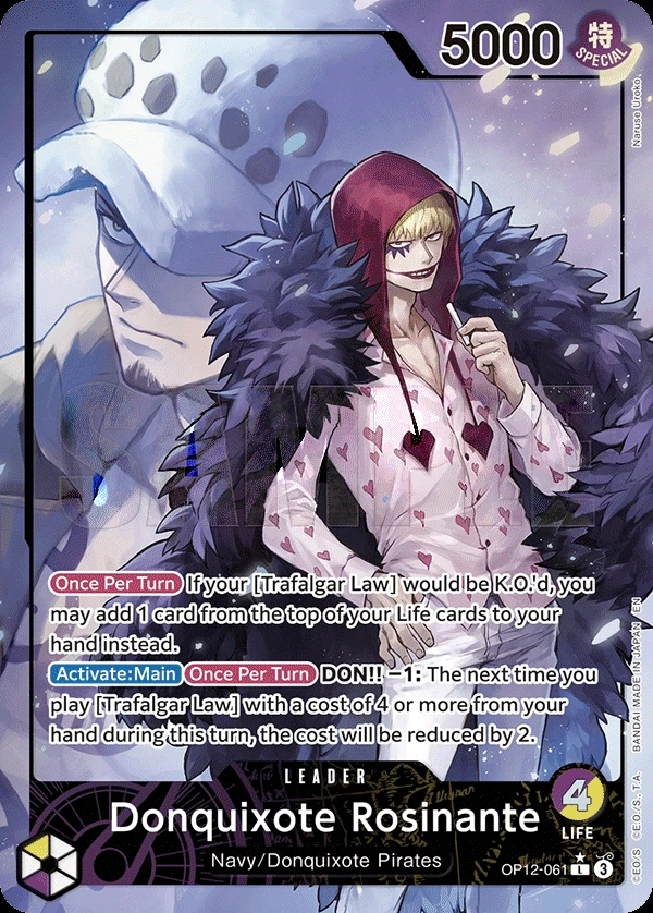 Donquixote Rosinante (OP12-061_p1) Alt Art One Piece card