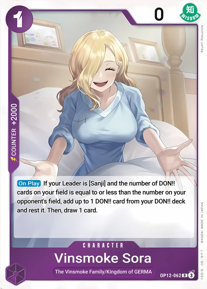 Vinsmoke Sora (OP12-062) One Piece card