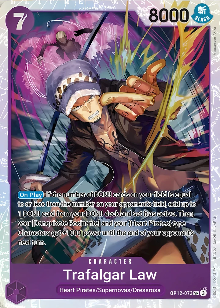 Trafalgar Law (OP12-073) One Piece card