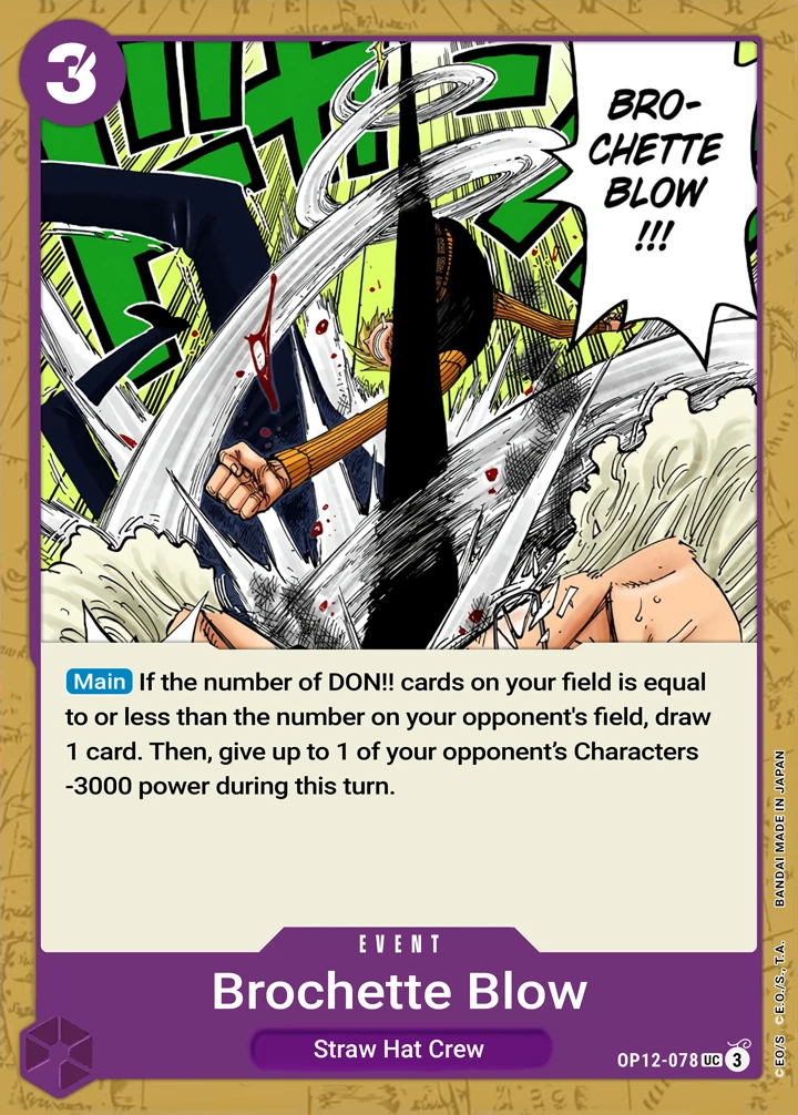 Brochette Blow (OP12-078) One Piece card