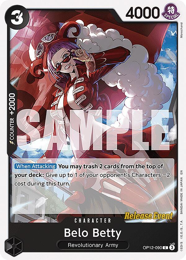 Belo Betty (OP12-090_r1) Reprint One Piece card