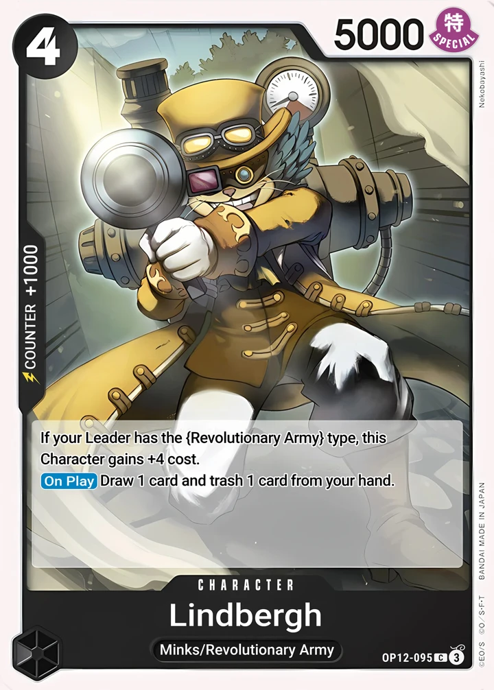 Lindbergh (OP12-095) One Piece card