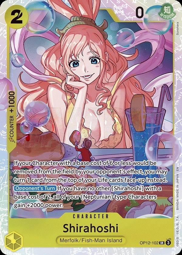 Shirahoshi (OP12-102) One Piece card
